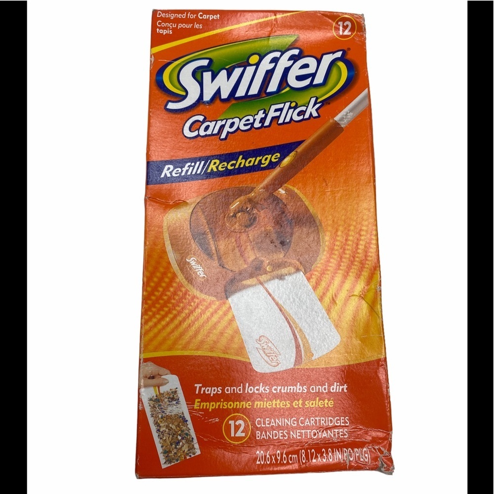 New Swiffer CarpetFlick Refill Pack, 12 ct